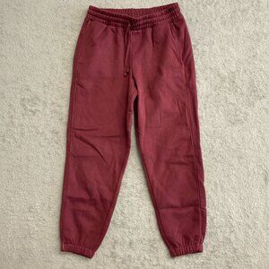 NWOT Puma Women's M Burgundy Joggers Sweatpants Cotton & Polyester Blend